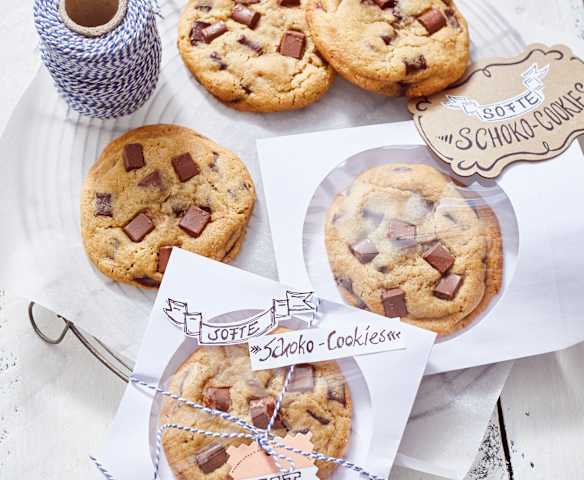 Softe Schoko-Cookies