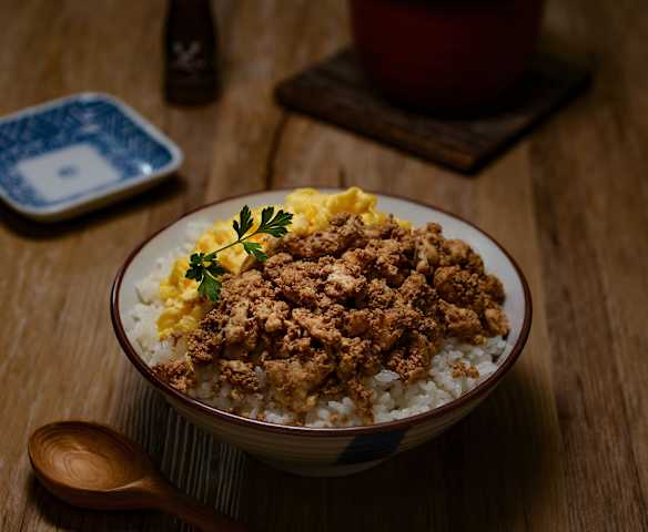 雞鬆親子蓋飯