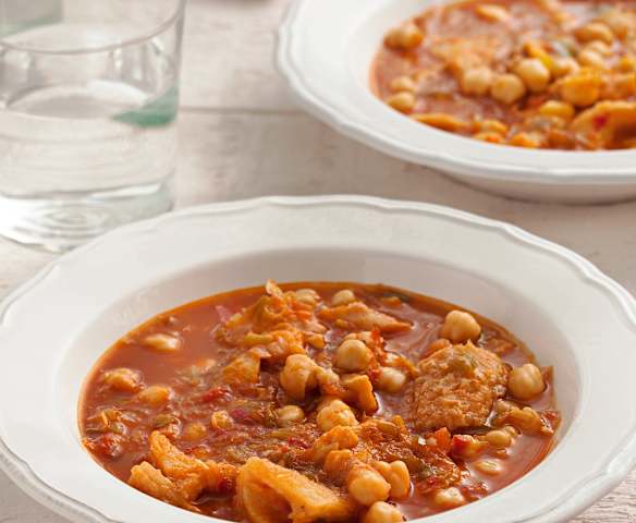 Callos con garbanzos