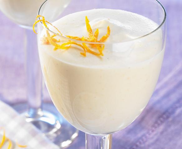 Quarkcreme mit Orange