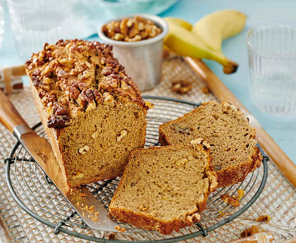 Banana Bread mit Proteinpulver