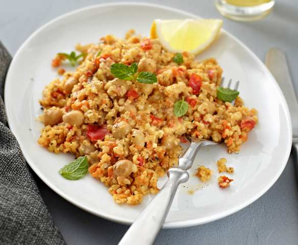 Bulgur-Kichererbsen-Salat