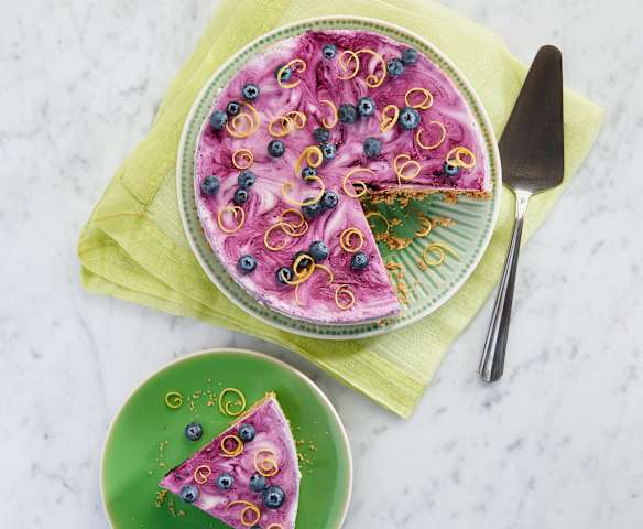 Cheesecake cu afine Cheesecake cu afine
