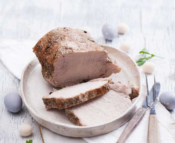 Mușchi de porc cu miere și ierburi aromate