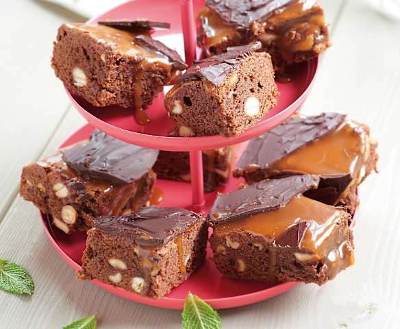 Brownie cacahuètes-caramel façon Snickers®