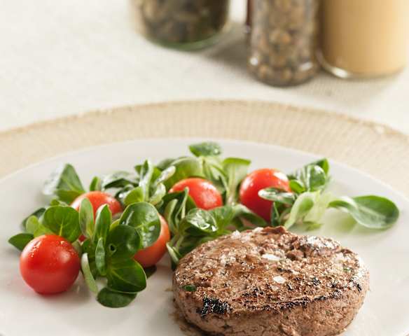 Hamburguesas de steak tartar para dos