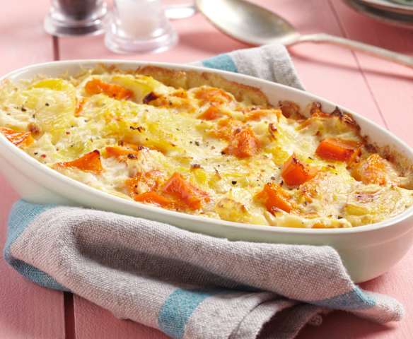 Gratin de potimarron et pomme de terre