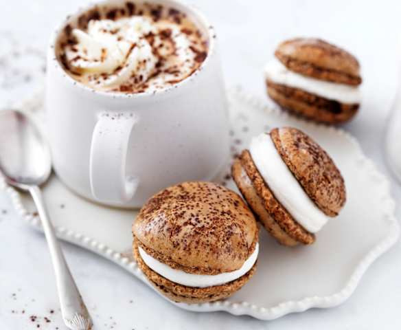 Macarons tiramisu