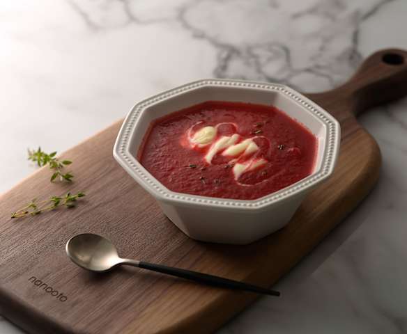 蒜味甜菜根蕃茄濃湯