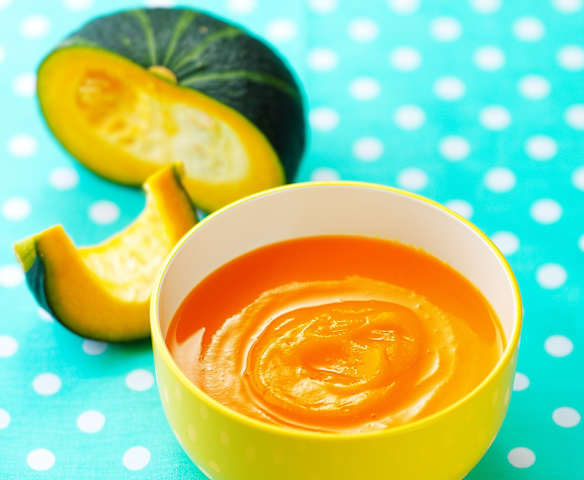 南瓜泥(6个月辅食)