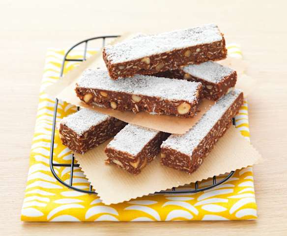 Barres chocolat-banane