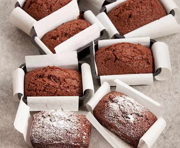 Minibolos de chocolate