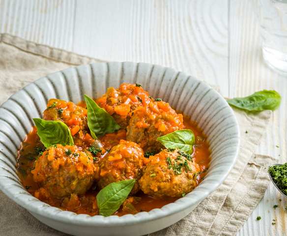 秘制肉丸配番茄酱汁