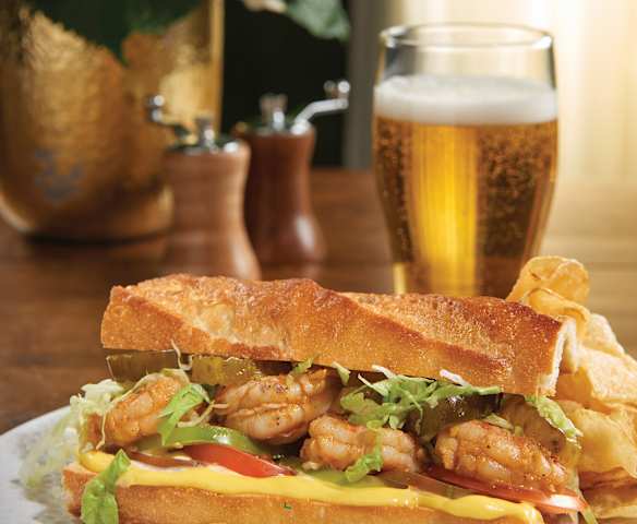Hurricane Po'Boy with Saffron Aioli