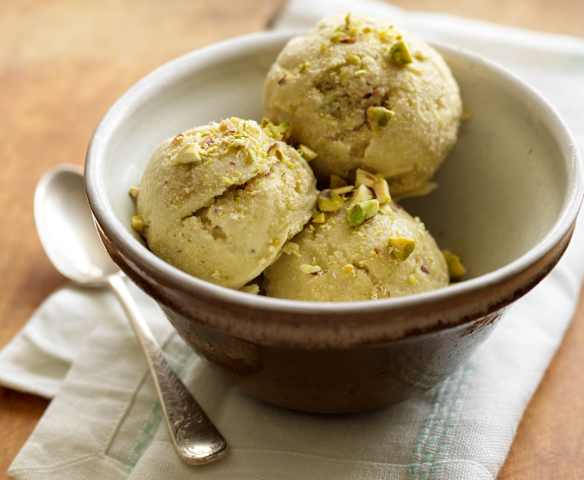 Παγωτό με φιστίκια Αιγίνης