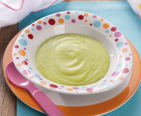 Puré de legumes e carne