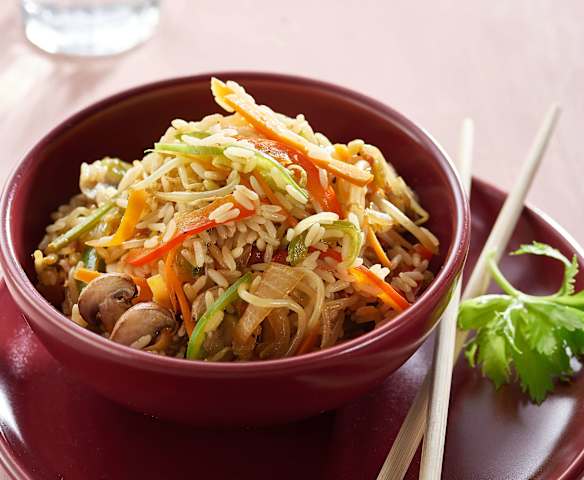 Riz au mélange de légumes