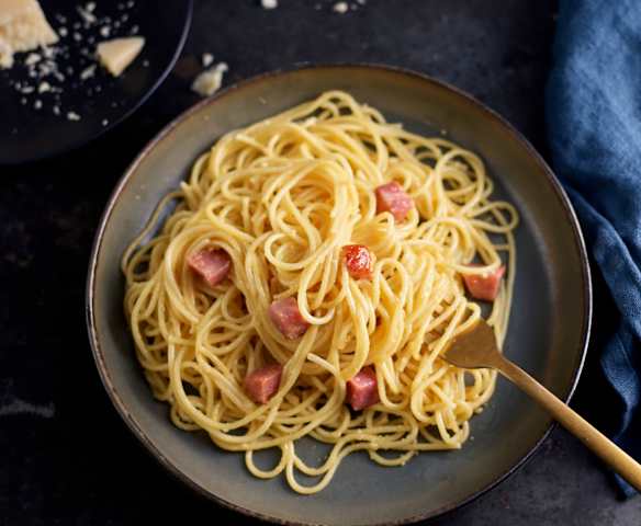 Spaghetti carbonara express