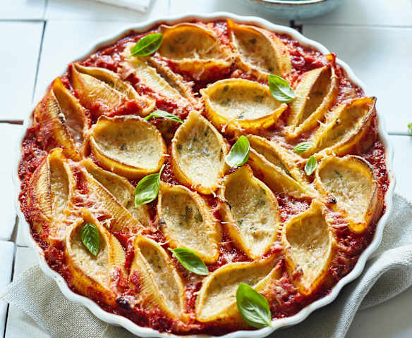 Muschelnudel-Auflauf mit Thunfisch