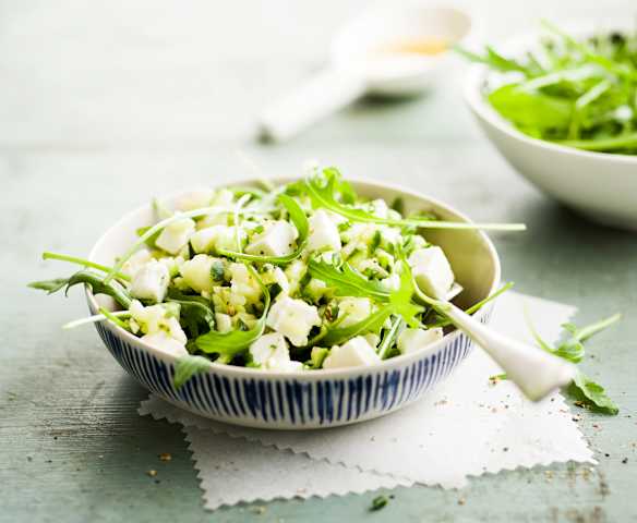 Salade de courgette et pomme verte Salade de courgette et pomme verte