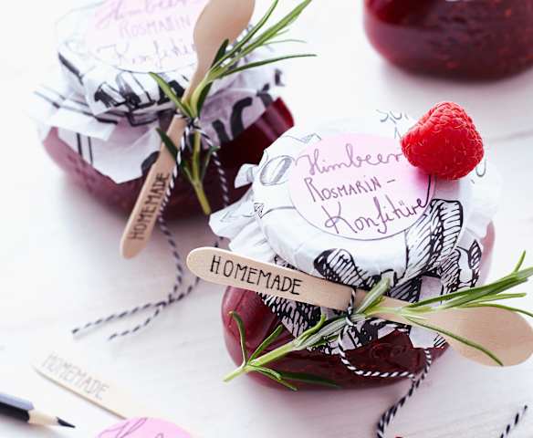 Himbeer-Rosmarin-Konfitüre