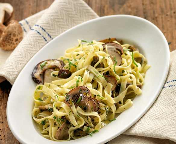 Tagliatelle with porcini mushrooms