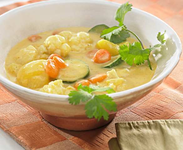 Gemüse-Curry mit Kokosmilch