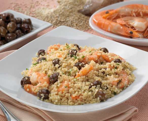 Quinoa con code di gambero