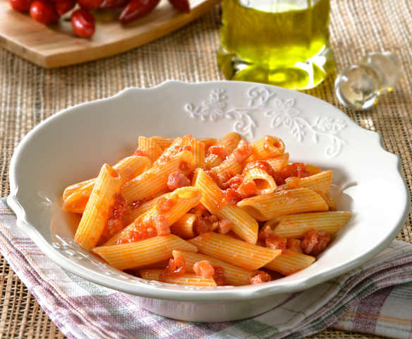 Penne all’arrabbiata Penne all’arrabbiata