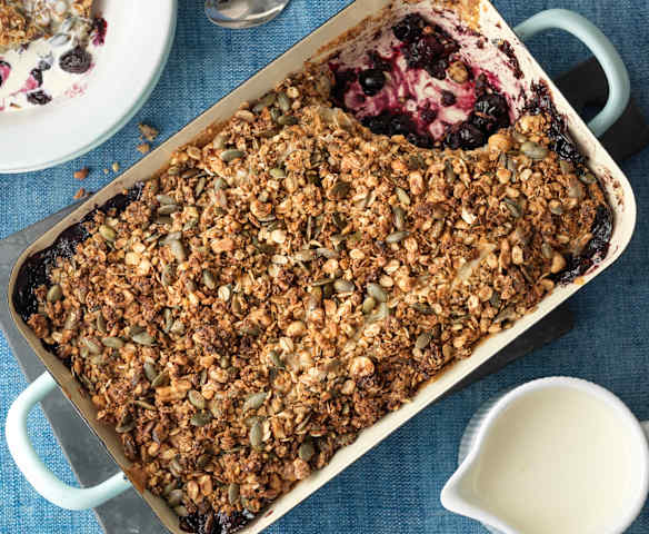 Blueberry and Lemon Spumble