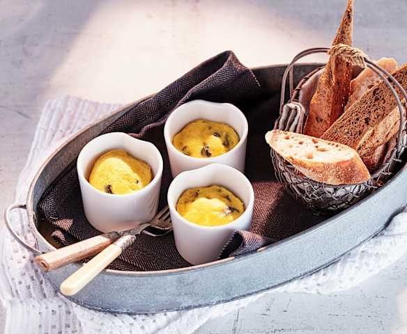 Spinat-Pilz-Quiche-Cups