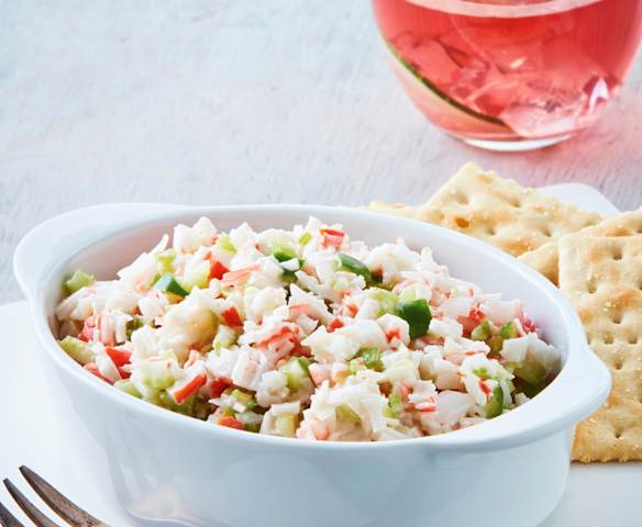 Botana fresca de surimi