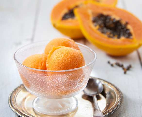 Papaya Sorbet