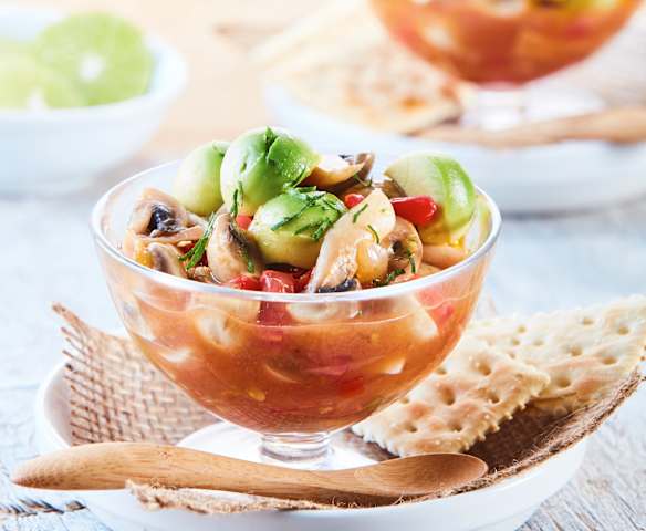 Coctel de champiñones