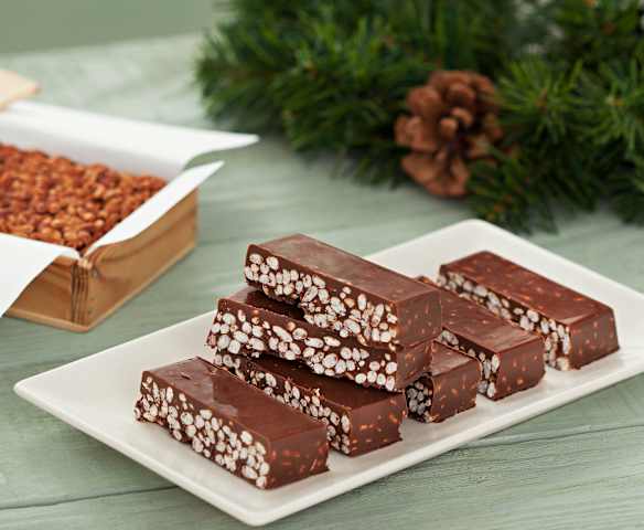Turrón de chocolate crujiente Turrón de chocolate crujiente