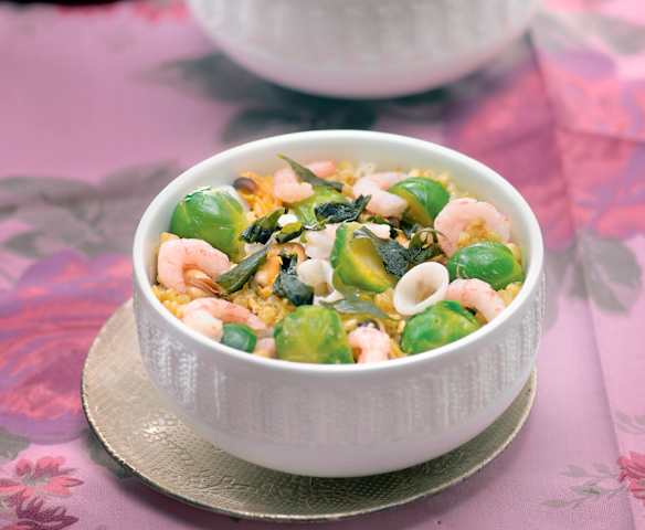 Risotto de sarrasin aux fruits de mer