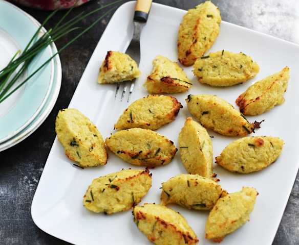 Quenelles de beignets de chou-fleur