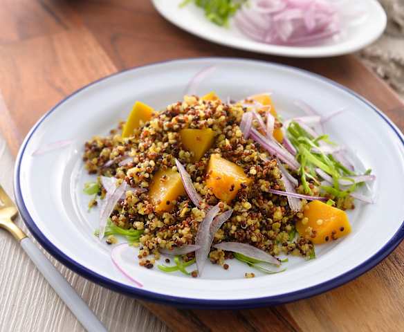 咖哩南瓜藜麥炊飯
