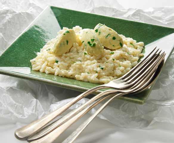 Risotto al baccalà