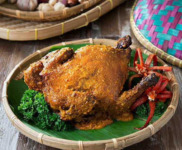 Ayam golek (coconut roasted spiced chicken)