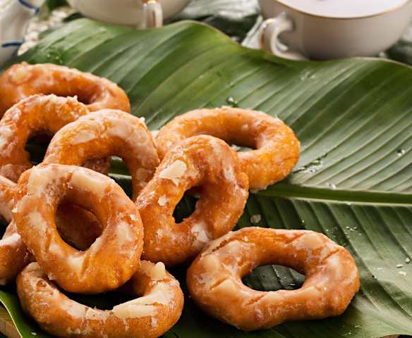 Rosquillas de batata (Kuih keria) - Malasia