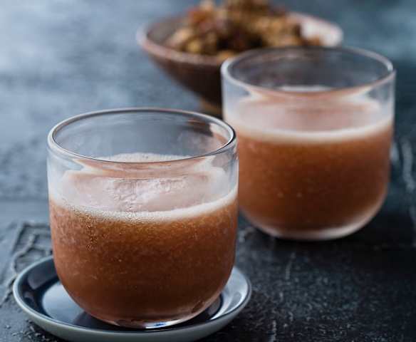 Rhubarb and vanilla rhumba