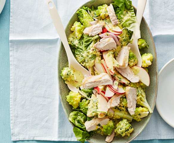 Lauwarmer Romanescosalat