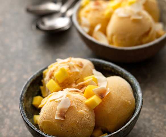 Dairy-free Mango Ice Cream