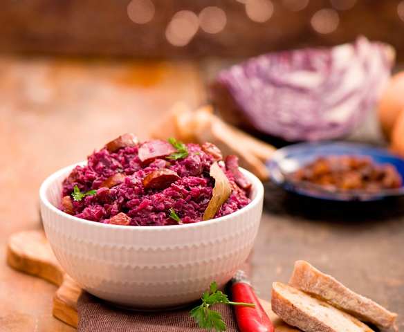 Bigos z czerwonej kapusty