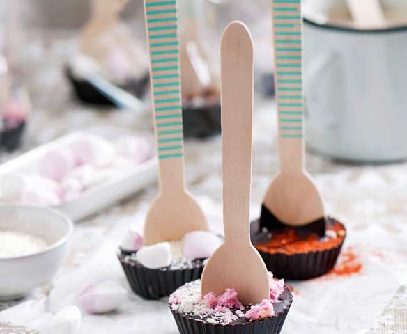 Cucharita de chocolate