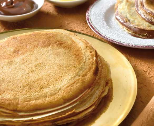 Crêpes di farina integrale