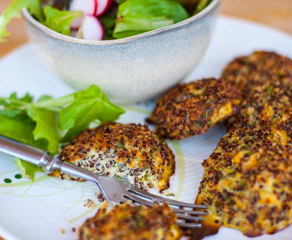 Rybí karbanátky s quinoou