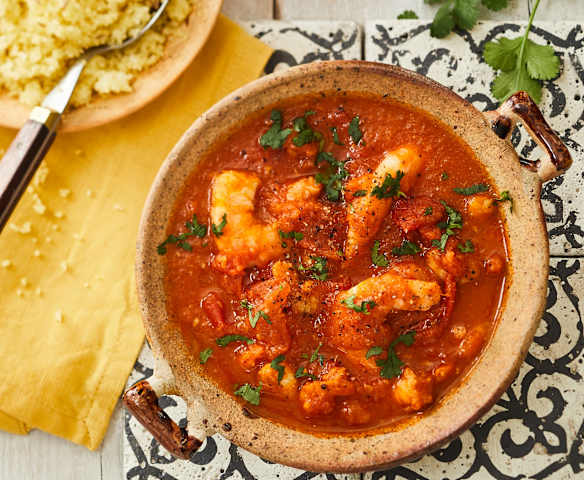 Crevettes à la chermoula Crevettes à la chermoula