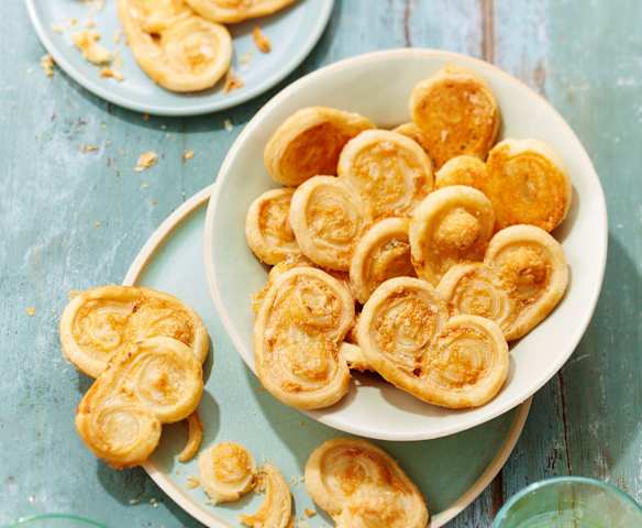 Palmiers feuilletés au fromage